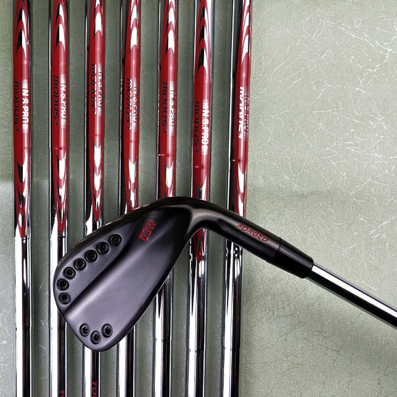 Гольф клуб 113 Черный Красный утюги для гольфа Жесткий Гибкий графитовый или