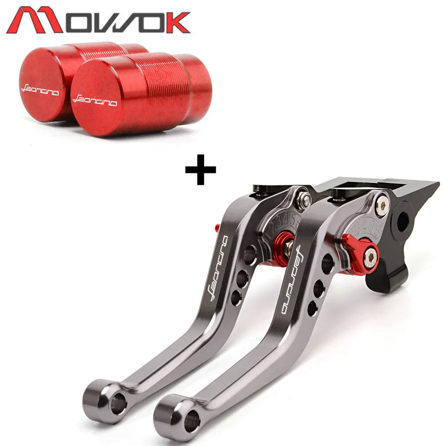 titanium red A Для Benelli Leoncino 500 leoncinX Leoncino500 аксессуары колпачки для клапанов шин и мотоциклетные короткие рычаги тормоза сцепления - Цвет: titanium red A