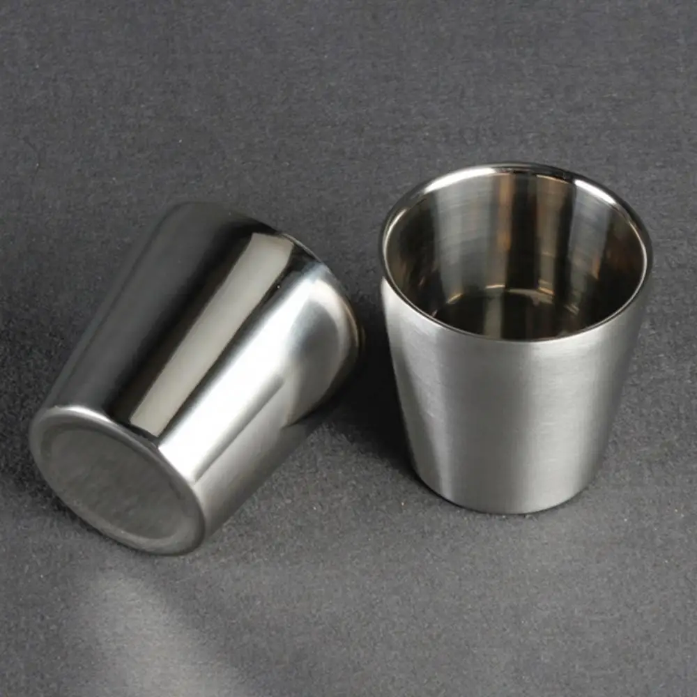 

80%HOTDouble Wall Coffee Wine Beer Stainless Steel Mugs Cups Tumbler Bar Drinkware