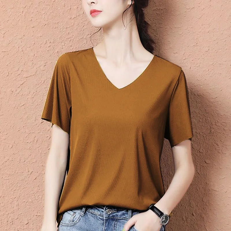 

Высококачественная Классическая Летняя Повседневная дышащая женская мягкая футболка с коротким рукавом, Лидер продаж