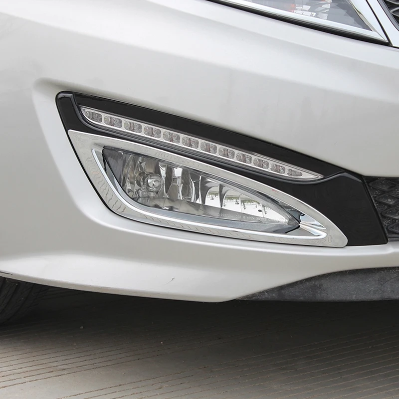 Для Kia Optima K5 2011 2012 2013 ABS Хромированная передняя + Φ крышка отделка Аксессуары для