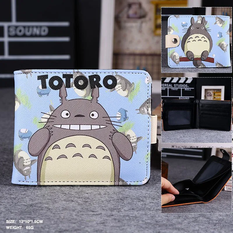 

Anime My Neighbor Totoro Short Wallet Totoro Button Purse