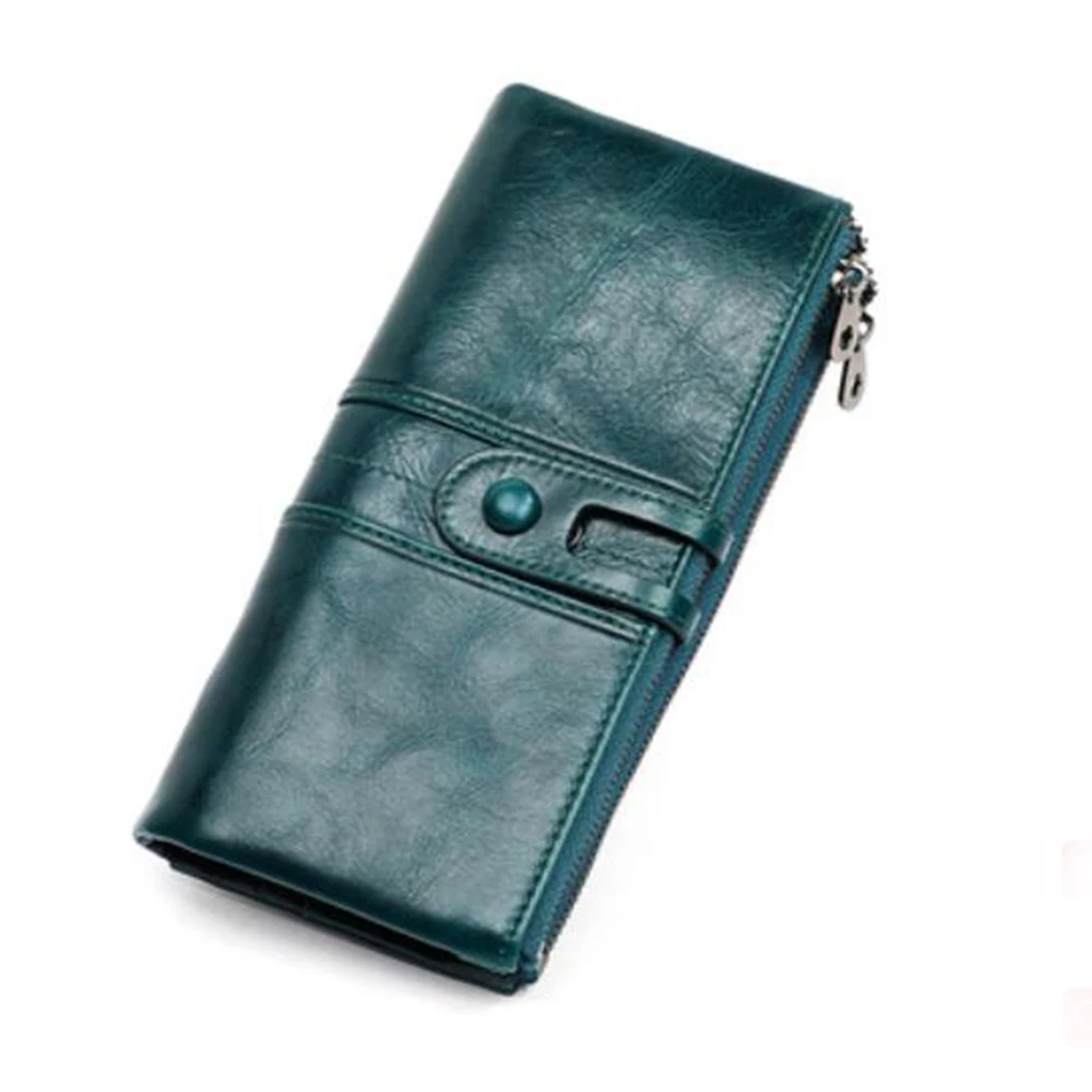 

High Quality Wallet Women Hasp Zipper Card Holder Purse Rectangle Handbag Female Purse Long Ladies Clutch New Fashion