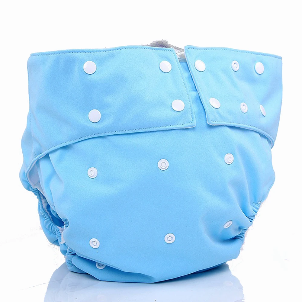 Подгузник для недержания моющиеся регулируемые подгузники взрослых черного и