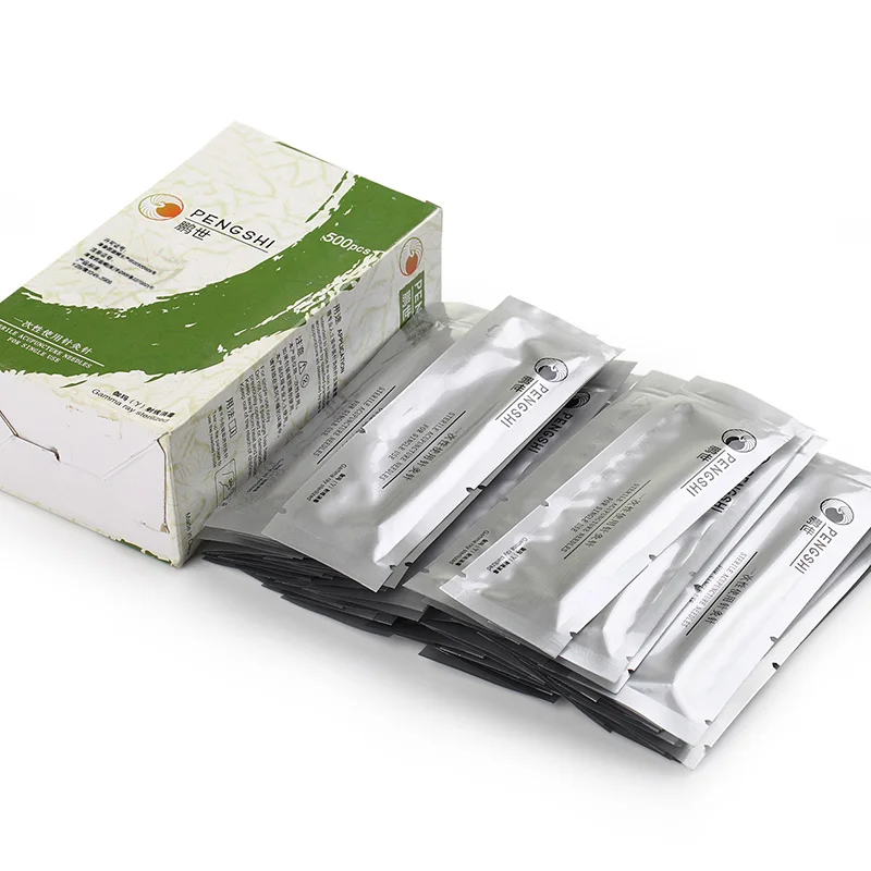 500/коробка 0 30*25/40/50/60/75 мм pengshi Gamma ray стерилизованные иглы для акупунктуры