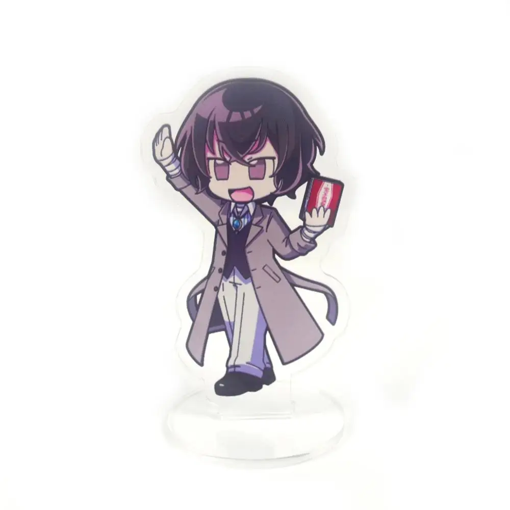 

Anime Bungo Stray Dogs Mondstadt Theme Dazai Osamu Acrylic Cute Figure Stand Model Plate Desk Decor Toy Cosplay Xmas Gifts