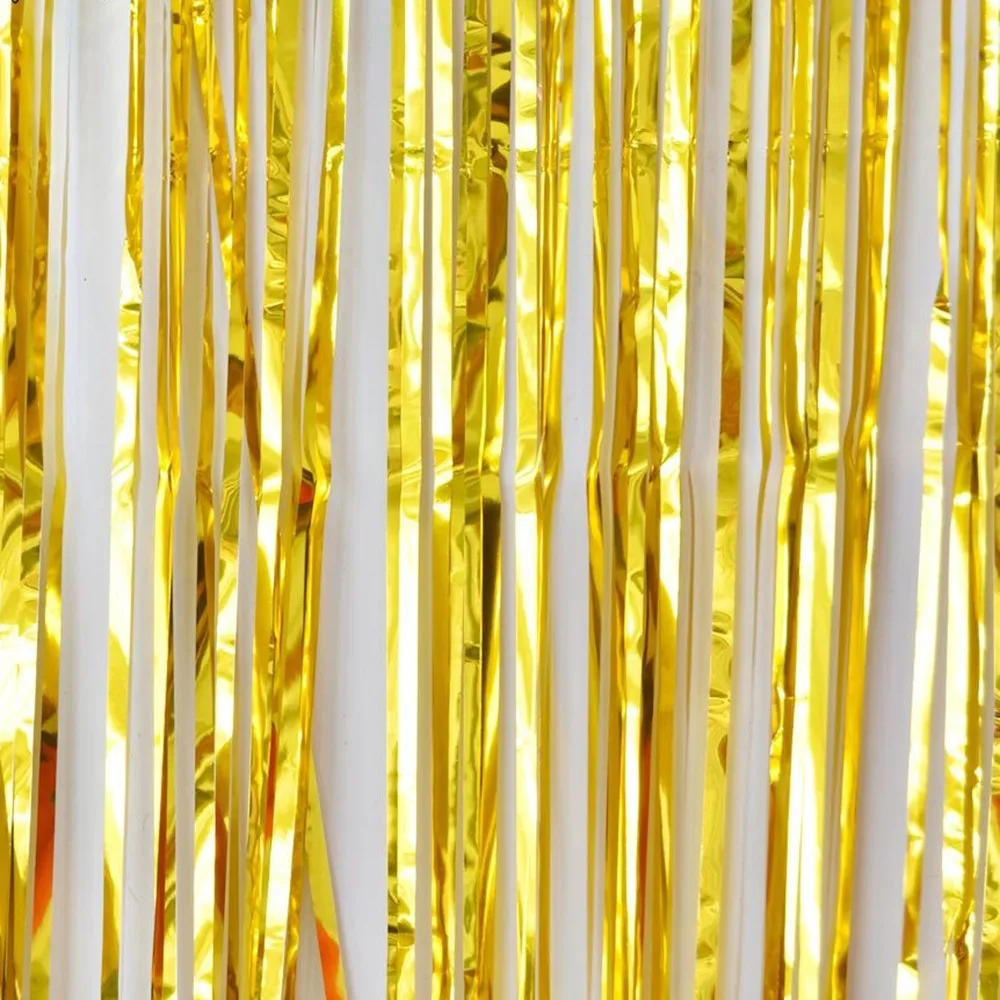 200x100 см Свадебный день рождения фон Декор дождь занавеска блестящая фольга