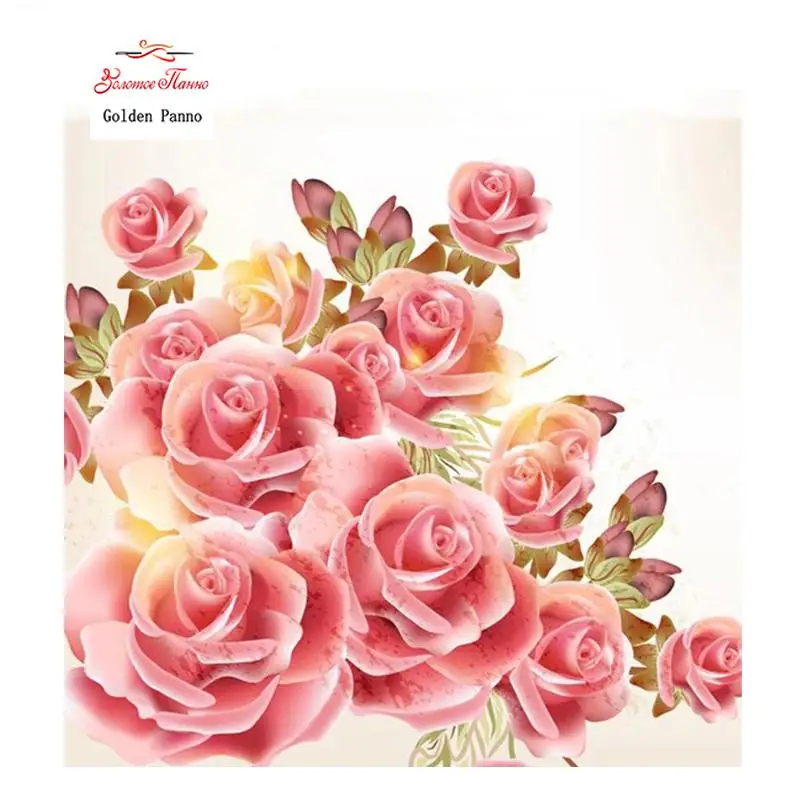 Full Diamond Embroidery Flower Rose 5D Diamond Painting  3D Diamond Mosaic Christmas Gift