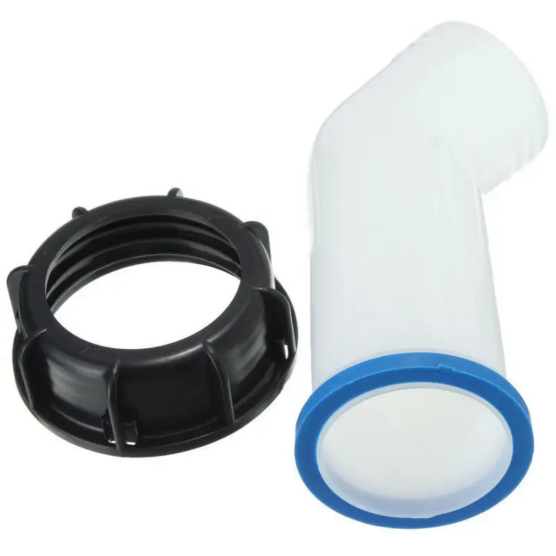 

2'' Extension Drain Spout Hose 1000L IBC Water Tank Nozzle Tap Cap Valve fitting