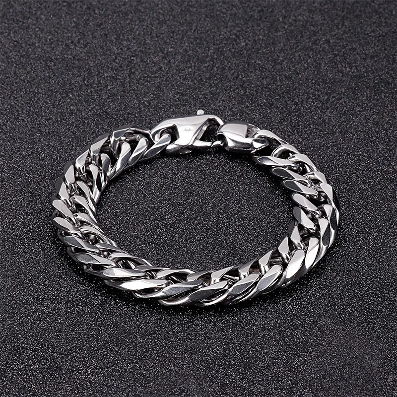 Цепь из кубинской панцирной цепи для мужчин и женщин ожерелье большой массивной