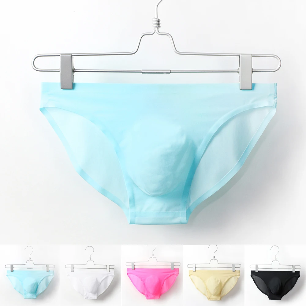 

Breathable Underwear Thong Briefs See Through Lingerie T-back Underpants