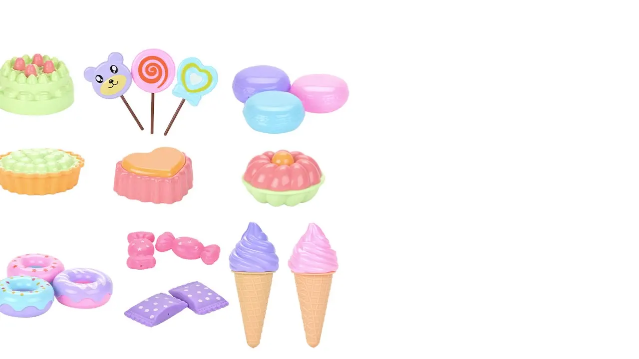 

Play House Dessert Set Candy Diy Girl Toys Dessert Set