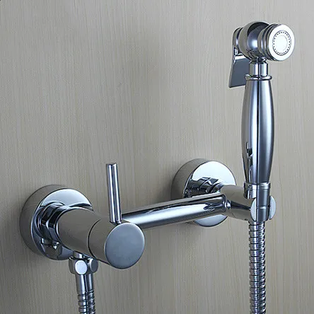 

Bidets Copper hot and cold airbrush set toilet cleanser vaginal douche cleaning device for women