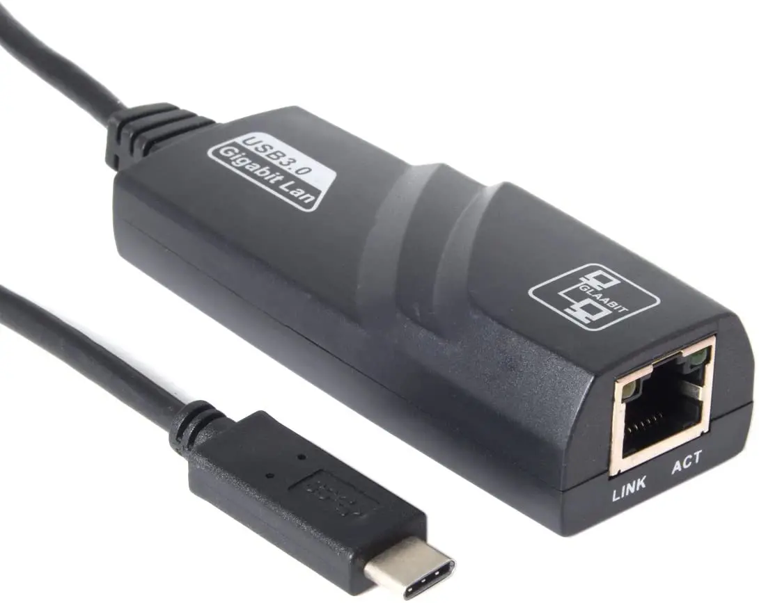 JCKEL Network Card USB 3.0 Type C to RJ45 Adapter Super Speed Gigabit LAN Wired Dongle Ethernet USB-C RJ-45 | Компьютеры и офис