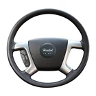 Оплетка на руль из натуральной кожи для Chevrolet Captiva 2007-2014 Silverado GMC Sierra 2007-2013 Daewoo Winstorm