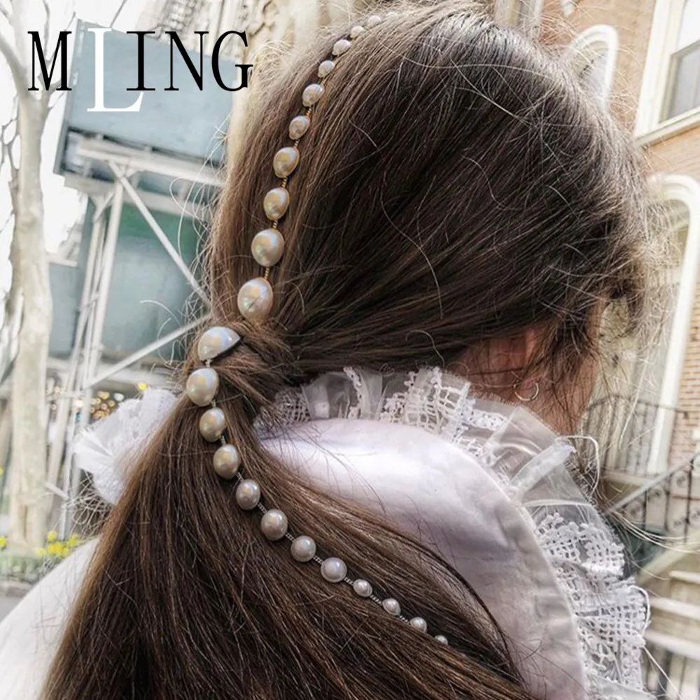 Женская винтажная одежда из золотого сплава с кисточками и жемчугом|Украшения