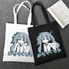 Холщовая Сумка в стиле японского аниме kawaii y2k, женская сумка в стиле хип-хоп, Ulzzang, женские сумки для покупок, вместительная сумка через плечо ins в стиле Харадзюку