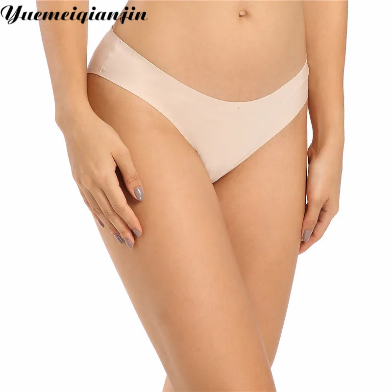 Повседневные базовые бесшовные Невидимые трусики женское нижнее белье