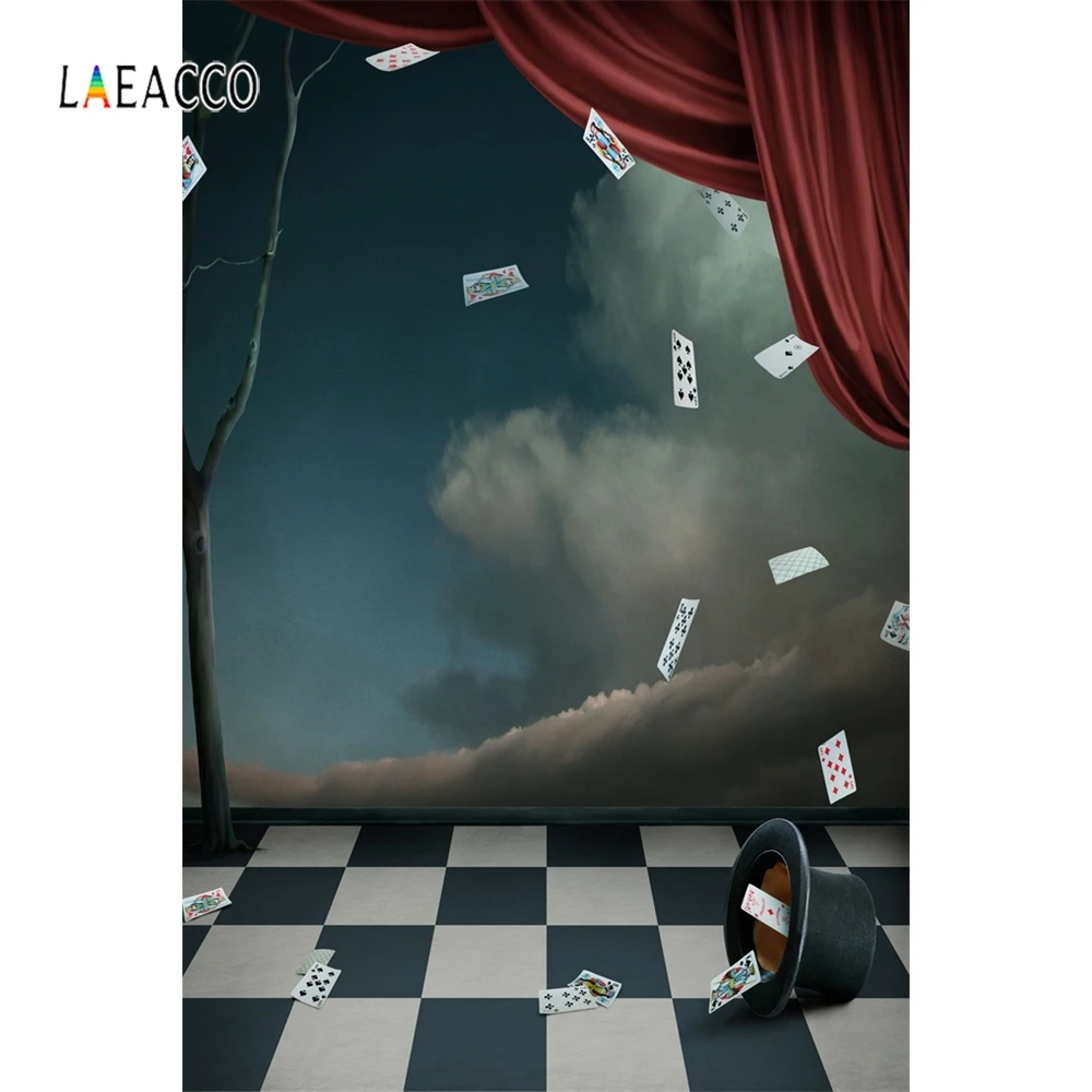 Laeacco цирк палатка сцены животных дети фотографии фоны день рождения Фотофон Фото