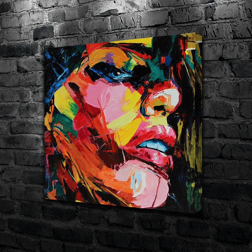 Современные настенные художественные сексуальные красные губы горячие женские