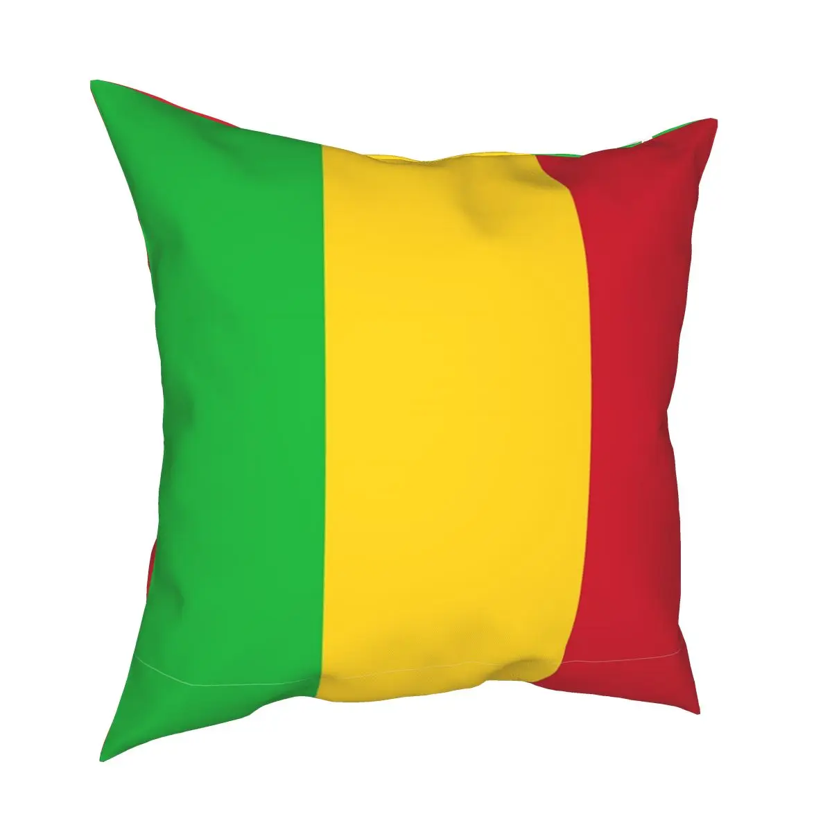 

Квадратный Чехол-Подушка с флагом Мали, полиэстеровый декоративный Чехол-Подушка с принтом на молнии, чехол для автомобильной подушки, Чехол 18 дюймов