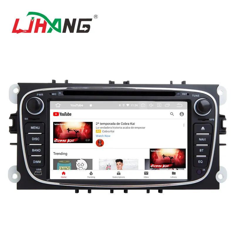 Preise LJHANG Android 10 Auto DVD-Player Für FORD FOCUS Mondeo S-MAX C-MAX Galaxy Kuga GPS Navigation Multimedia 2 Din Auto Radio Stereo