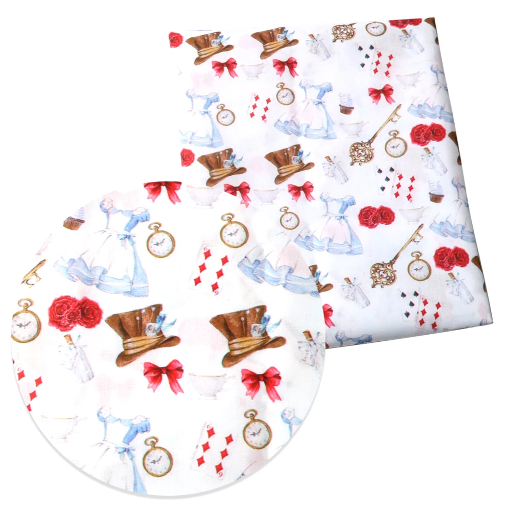 50*145 см 100% натуральный хлопок мультяшная игрушка полиэстер Материал лоскутное