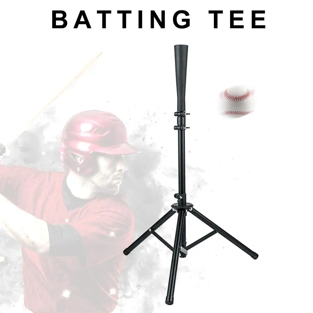 Professional Baseball Softball Batting Tee Sturdy Tripod Base Practice Equipment Pitching Training | Бейсбол и софтбол