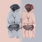 Непроницаемая Одежда для собак, куртка, водонепроницаемый сетчатый дышащий поглощающий пот светоотражающий дождевик для кошек, пальто для щенков