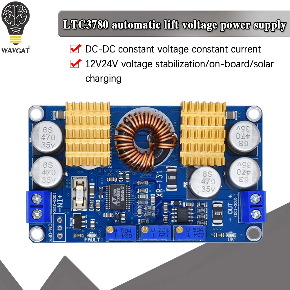 Автоматический понижающий регулятор DC-DC LTC3780 от 5-32 В до 1 в-30 в 10A зарядный модуль