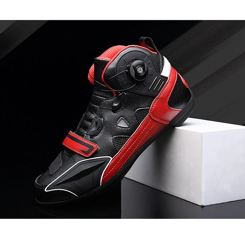 

New motorcycle riding shoes, four seasons off-road motorcycle boots, breathable racing shoes, professional locking shoes