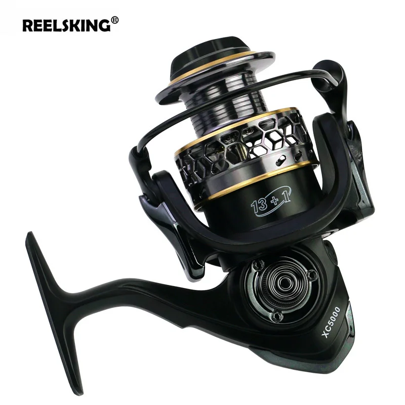 Рыболовная катушка REELSKING XC 1000-7000 Эва ручка плавная металлическая карп приманка