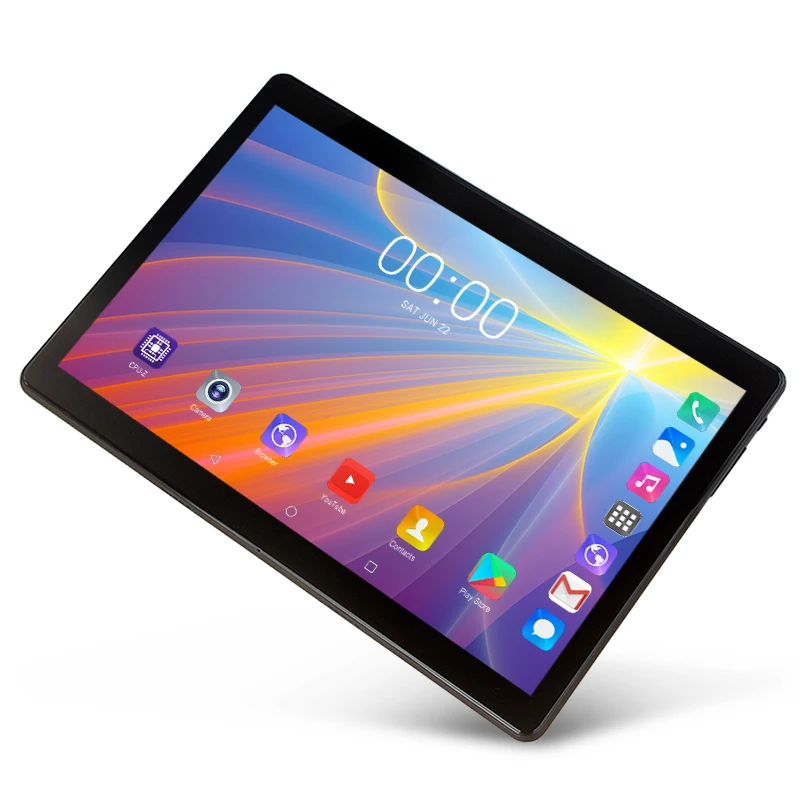 Супер закаленное 2.5D стекло 10 1 дюймов планшетный ПК ОС Android 9 0 Восьмиядерный 6 ГБ