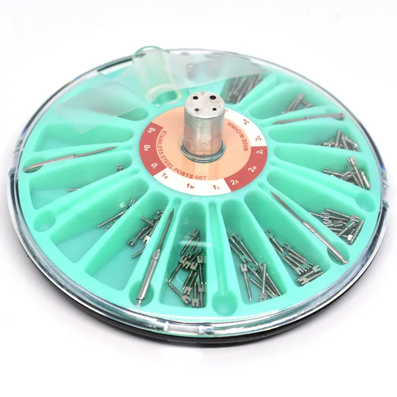 Стоматологический винтовой столб из нержавеющей стали, 120 шт. и 2 ключа, Стоматологические принадлежности, стоматологический инструмент, бесплатная доставка