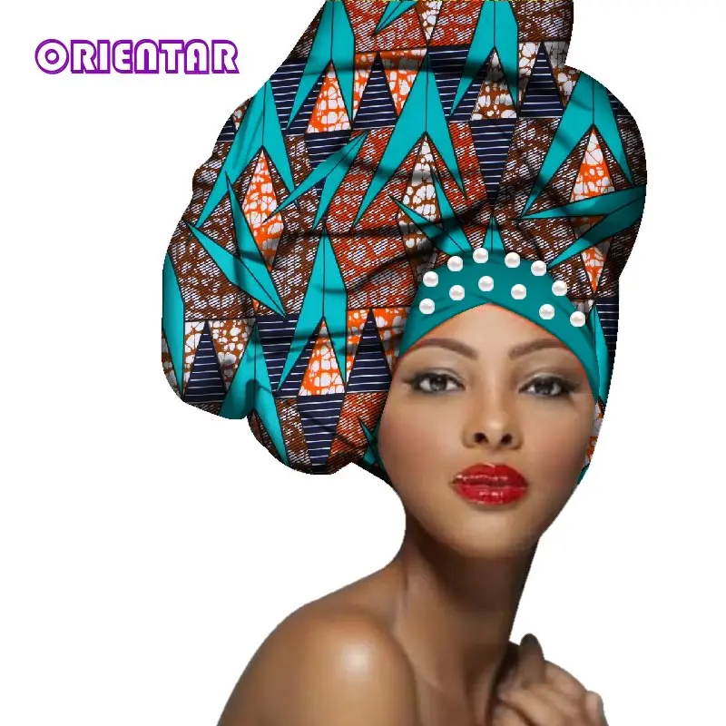 Для женщин платок разноцветный с бусинами для девочки красота Африканский