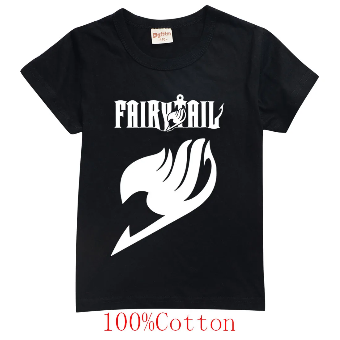 

New FAIRY TAIL Harajuku T Shirt Summer Graphic Tee Shirt Children Funny Korean Tops Kawaii Streetwear cool girls clothes