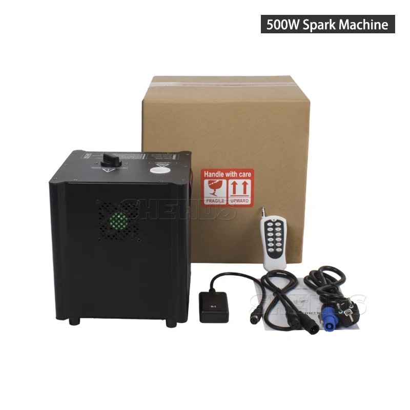 Машина фейерверков 500W холодная Искра Свадебный пламенный фонтан DMX пульт