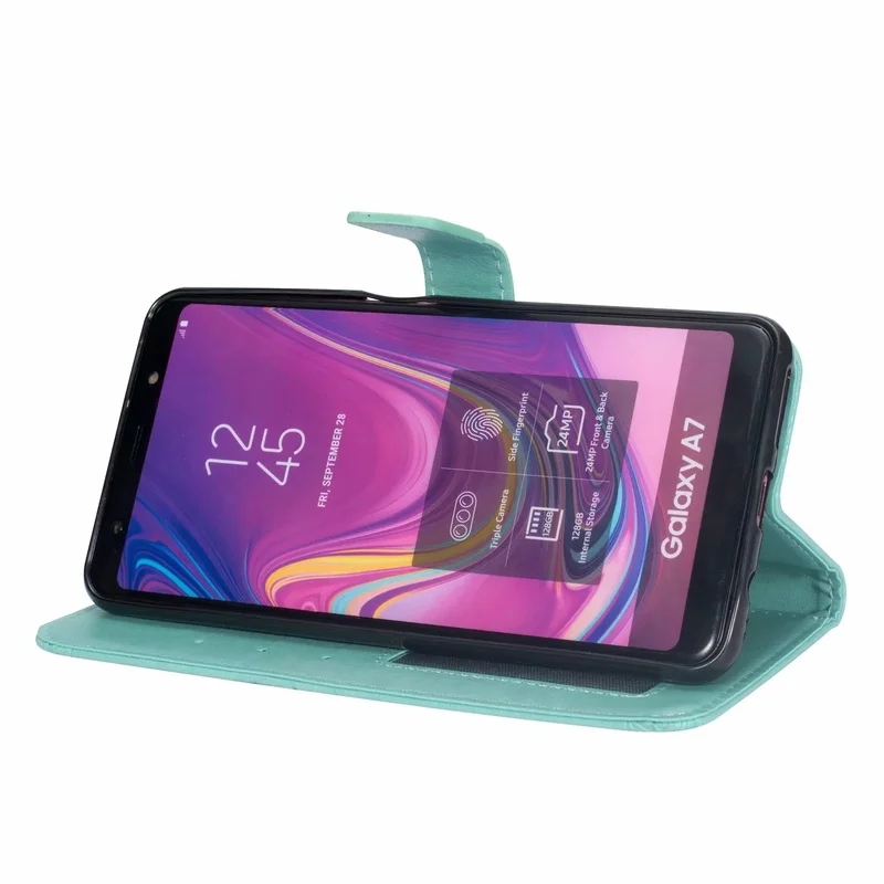 Кожаный чехол-книжка с бумажником для Samsung A7 A6 A8 Galaxy Plus J4 J6 A5 J3 J5 J7 2016 2017 | Мобильные