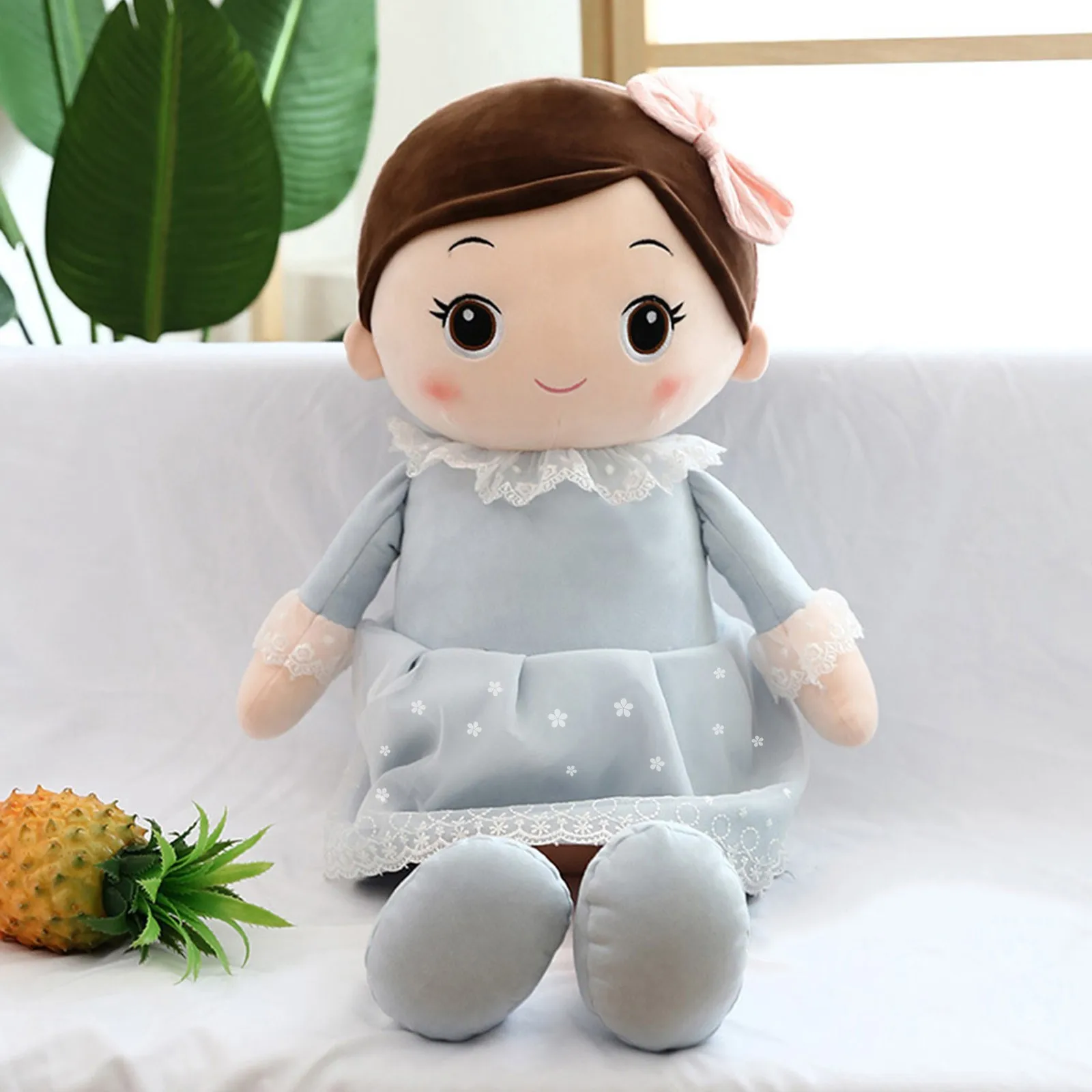 14 Inch Fashion Girl Doll Handmade Rag Dolls For Home Decoration And Interior Design Gift Toy Plush Toys Series Soft Child | Дом и сад