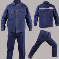 denim suit overalls weldinganti scaldingworkshopcoal minedownholemaintenanceconstruction tooling labor insurance service