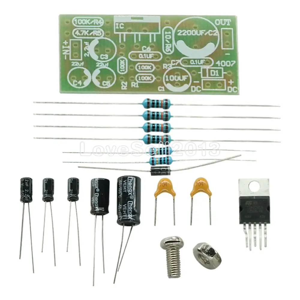 Комплект электронного усилителя мощности TDA2030A с сабвуфером, комплект аудиоусилителя TDA2030A, 18 Вт, электронная плата модуля усилителя