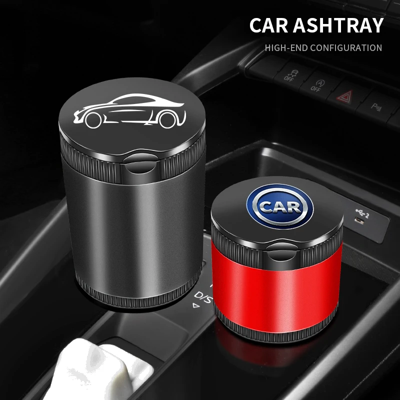 Автомобильная пепельница из легкого сплава со светодиодный Ной подсветкой