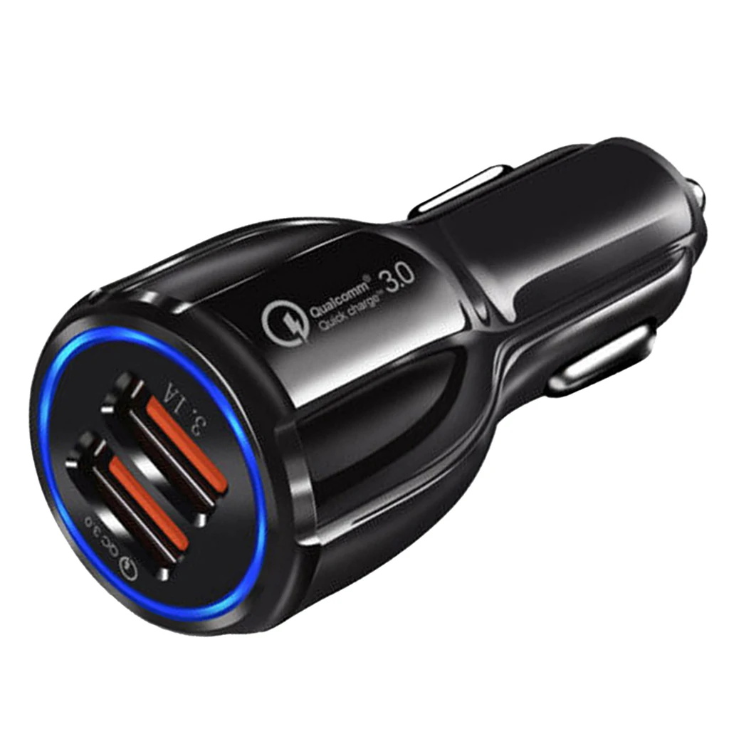 DC 2 USB адаптер Автомобильное зарядное устройство Мотоцикл Скутер источник