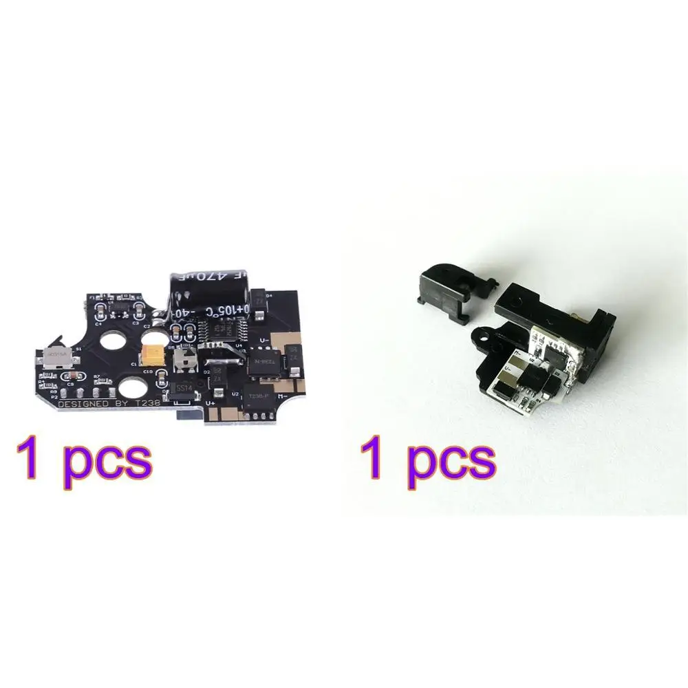 DIY Set T238 электронный пожарный контроль FET электронный переключатель релиз для XWE M4/JM Gen.9/FB 1,0-3,0/Kublai M4/Jingji SLR/Jiqu коробка передач - Цвет: DIY Set