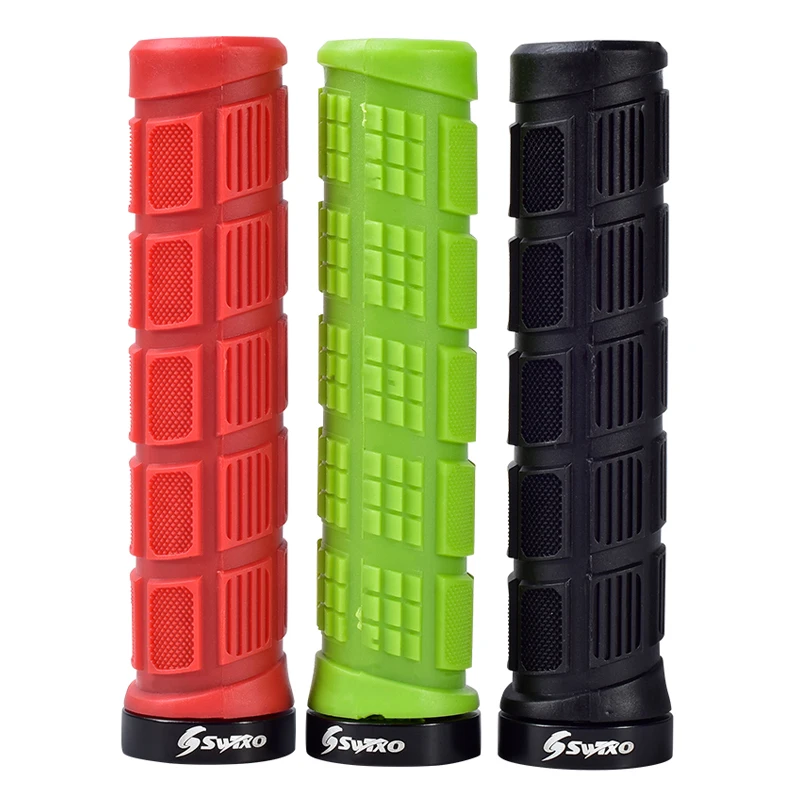 Велосипедные ручки противоскользящие резиновые велосипедные из ТПУ с замком