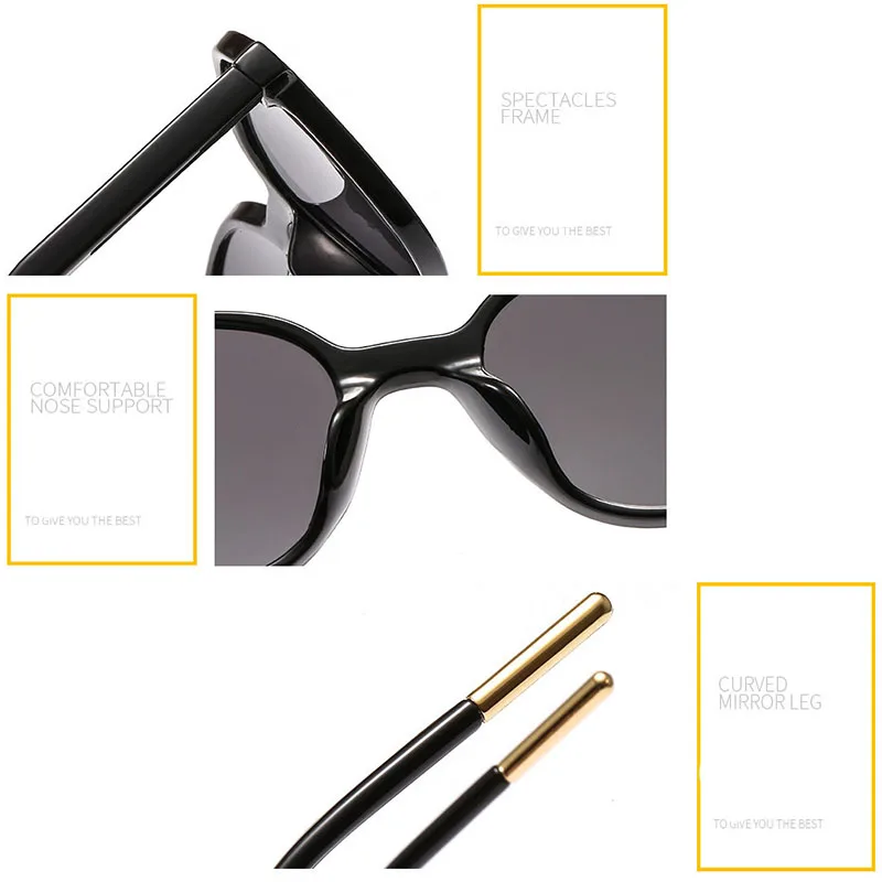 

Round Frame Sunglasses Fashion Luxury Brand Designer Vintage Retro Eyewear Shade for Men Women UV400 Lunette De Soleil Femme