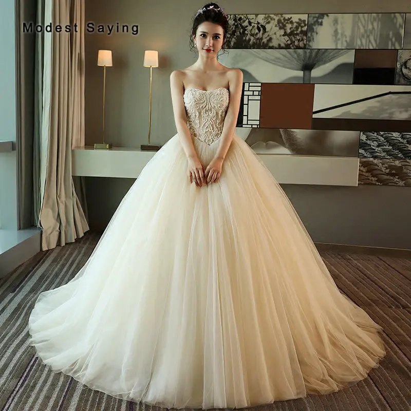 

Сексуальное прозрачное бальное платье цвета шампанского, светильник в виде сердца, расшитое бисером кружевное свадебное платье 2019, женские...