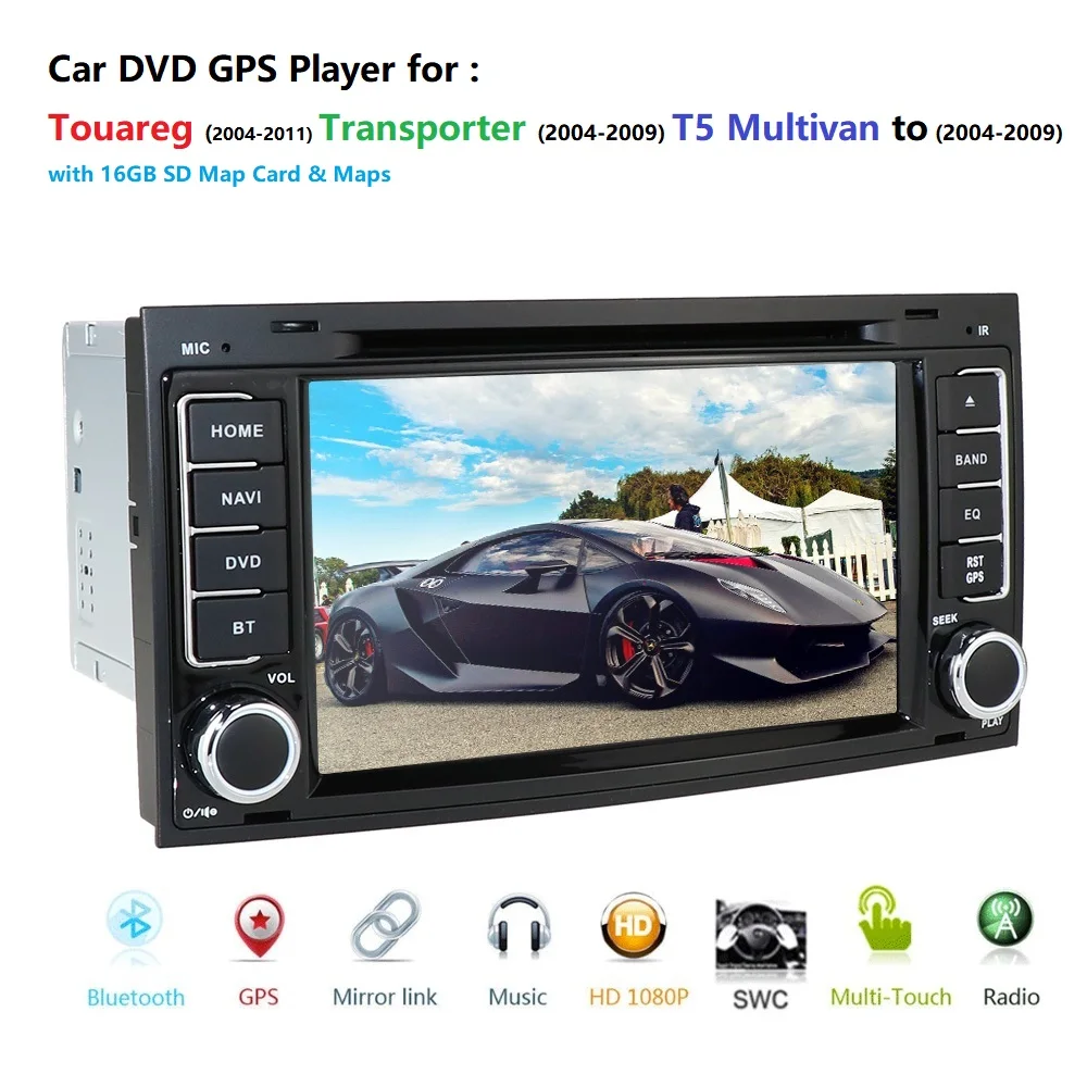 Автомобильный gps для Фольксваген туарег Т5 транспортер Multivan dvd-плеер радио мультимедиа навигация ПК 1080P USB Bluetooth SWC DAB