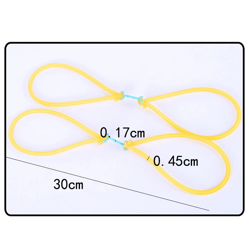 

10Pcs Outdoor Elastic Bungee Rubber Band For Fishing Shooting Slingshot Catapult Replacement Use On Fishing Harpoon