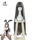 Длинные головные уборы ROLECOS Mai Sakurajima для косплея аниме Seishun Buta Yarou wa Bunny Girl Senpai no Yume wo Minai для косплея